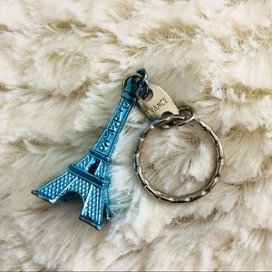 Eiffel Tower Keychain Blue
